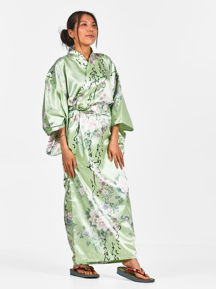 Kimono Japonés Shi to Hana Mujer Talla única