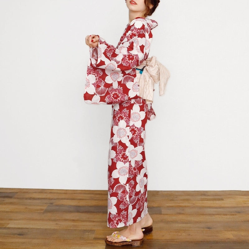 Kimono Japonés de Mujer Cerezo
