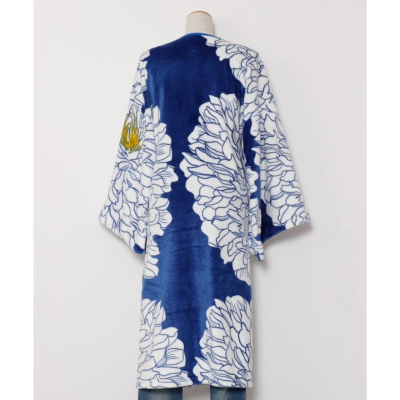 Kimono Polar Peonias para Mujer