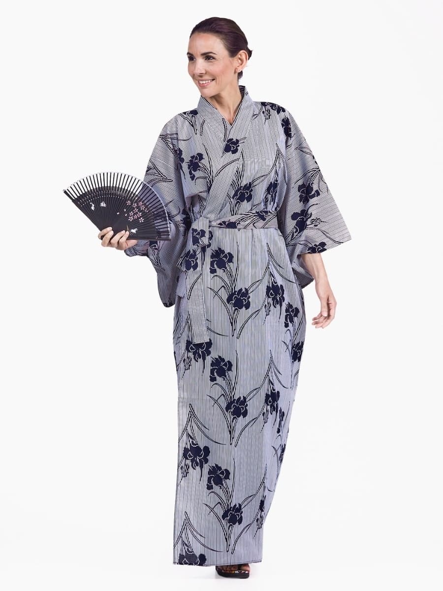Kimono Yukata Iris Mujer S