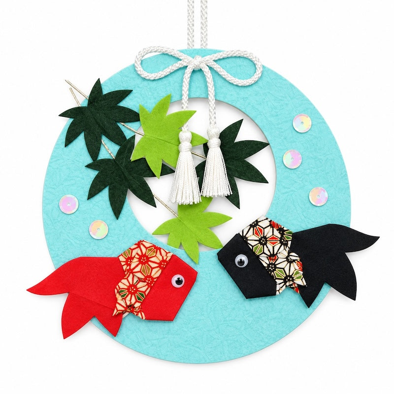 Kit Creativo Japonés para Decoración Colgante - Peces
