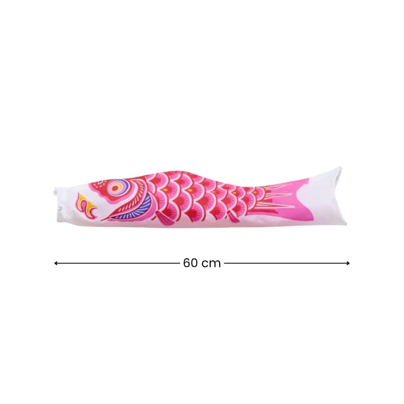 Koinobori tradicional japonés rosa 60 cm
