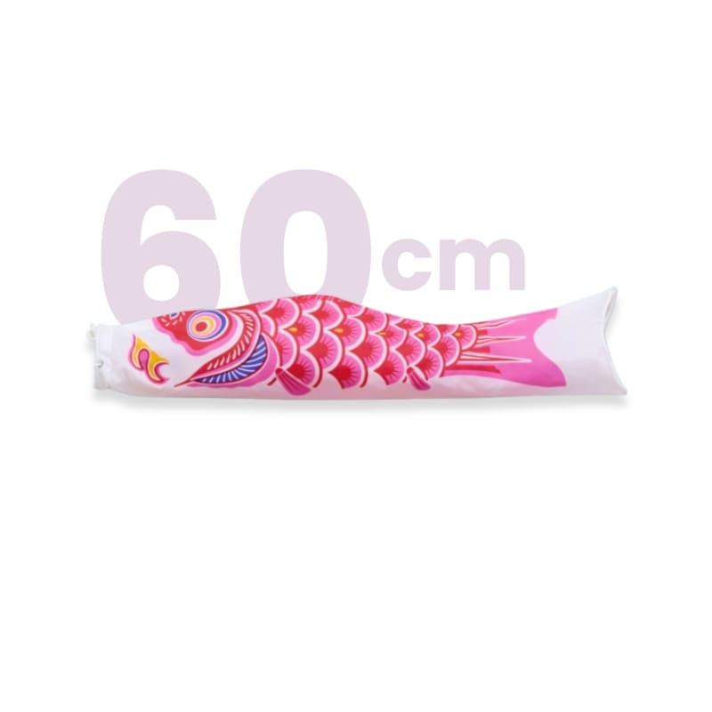 Koinobori tradicional japonés rosa - 60 cm