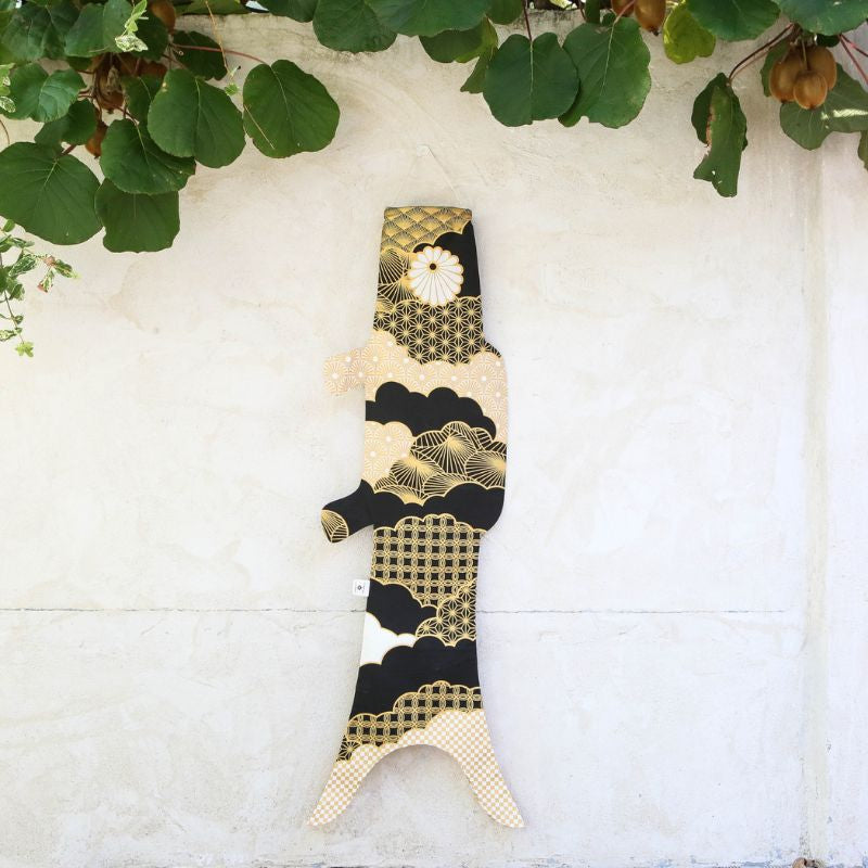 Koinobori Patchwork Negro (M)