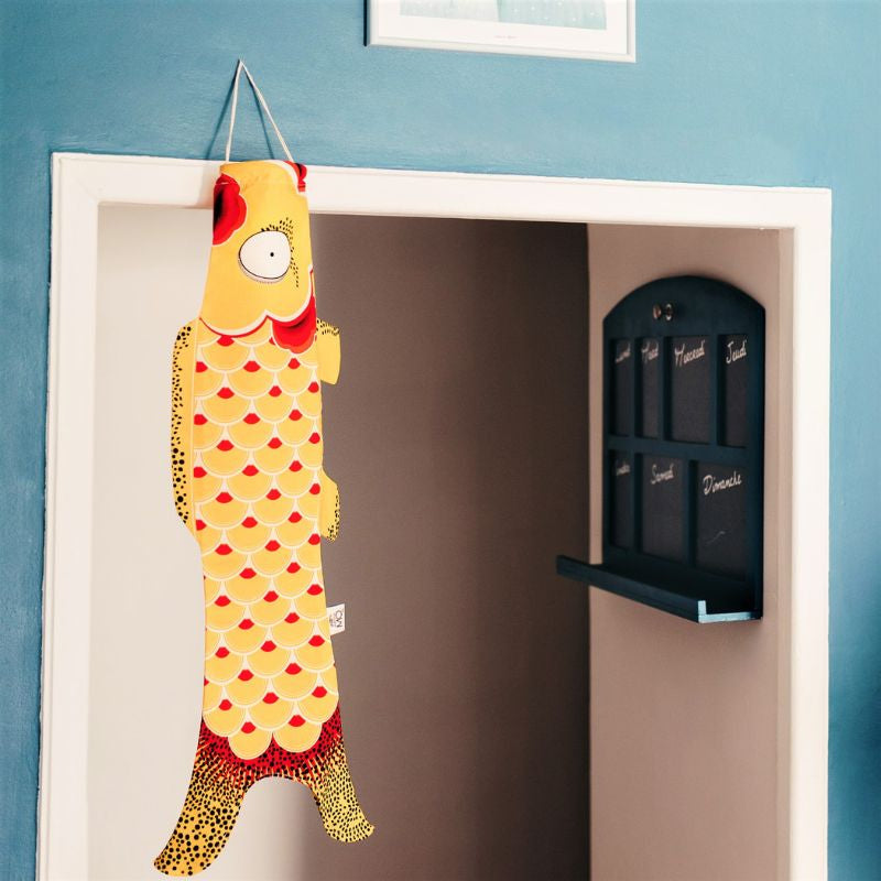 Koinobori Tradicional Amarillo - 70 cm
