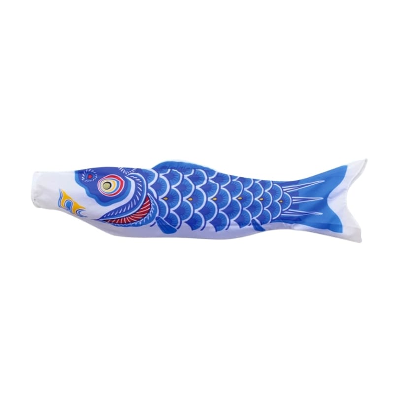 Koinobori Tradicional Japonés Azul - 100 cm