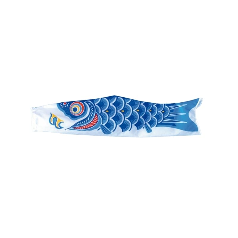 Koinobori Tradicional Japonés Azul - 60 cm