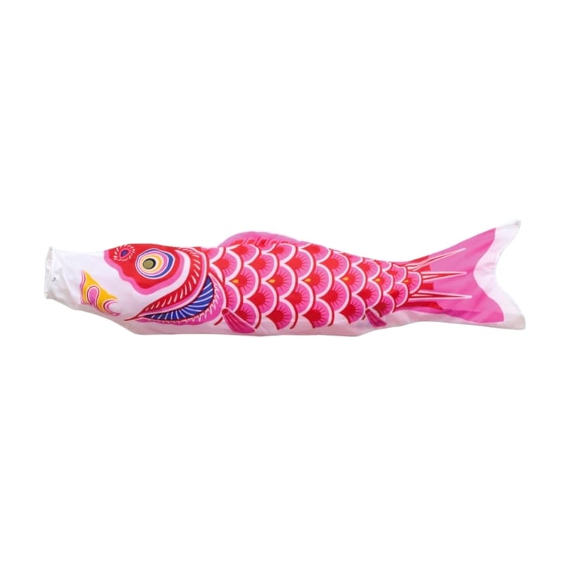 Koinobori Tradicional Japonés Rosa - 100 cm