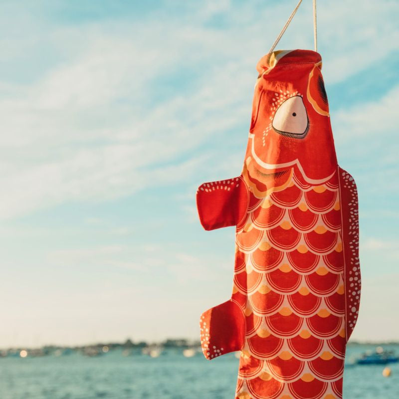 Koinobori Naranja Tradicional (S)