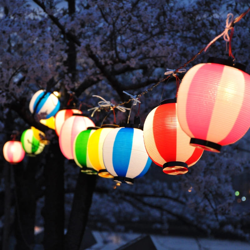 Lanterne Japonaise Chochin Verte