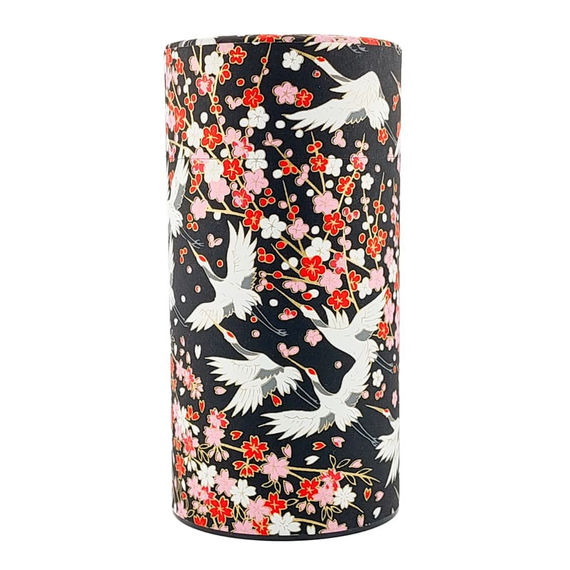 Lata de Té Washi Hana Tsuru