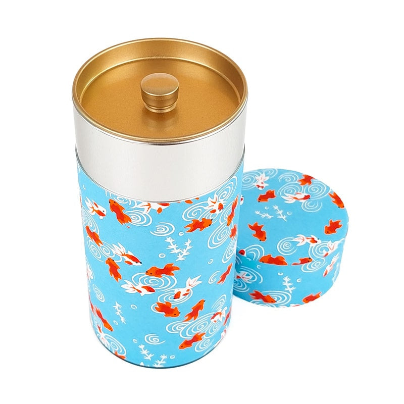 Lata de Té Washi Kingyo