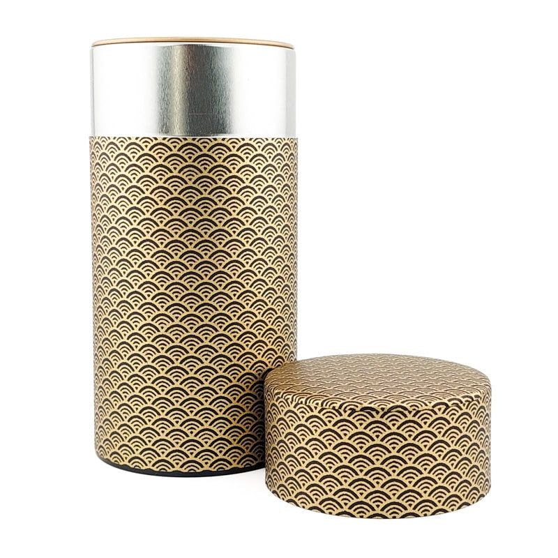 Lata de Té Washi Seigaiha