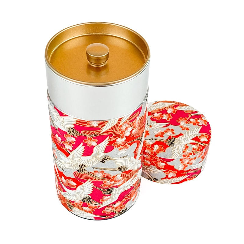 Lata de Té Washi Tsuru
