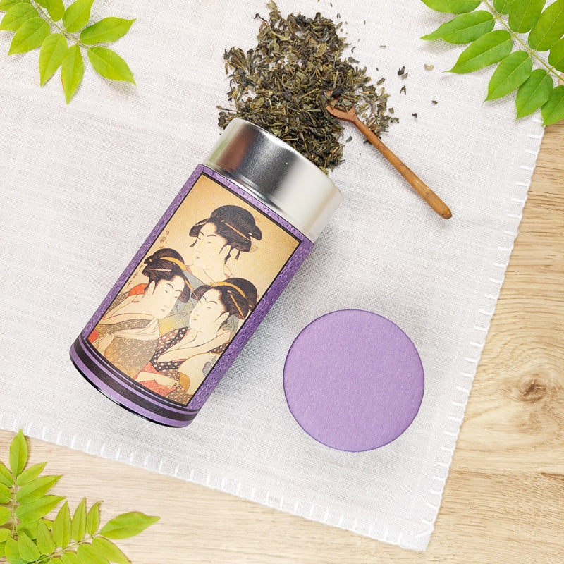 Lata de Té Japonesa Bijinga