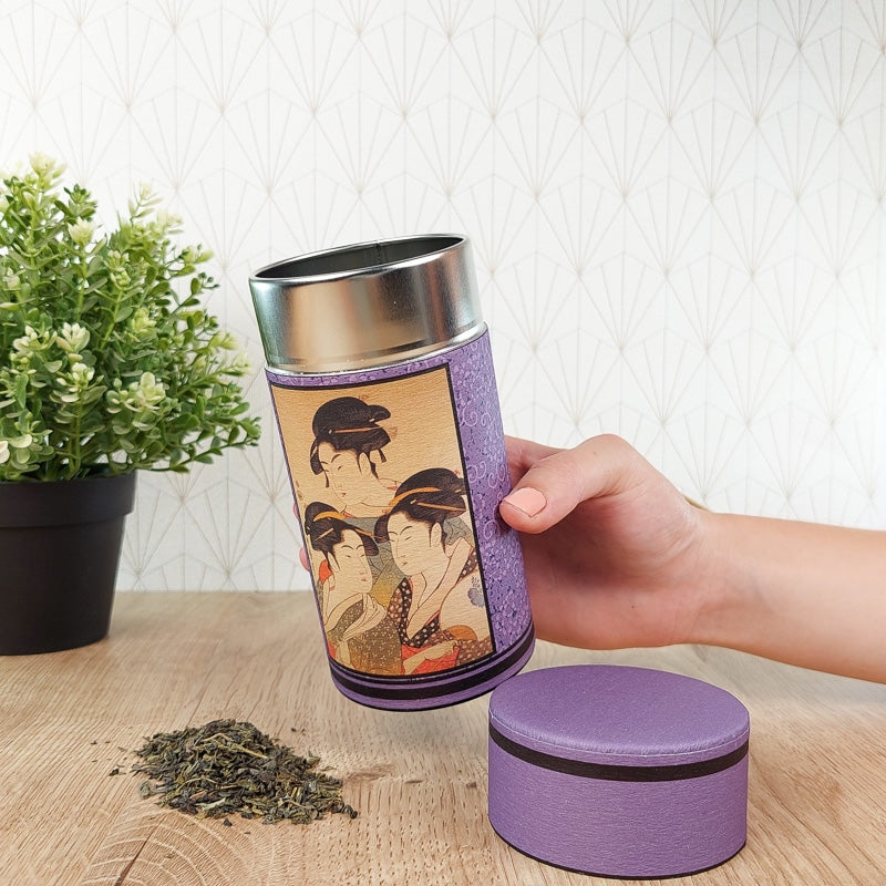 Lata de Té Japonesa Bijinga