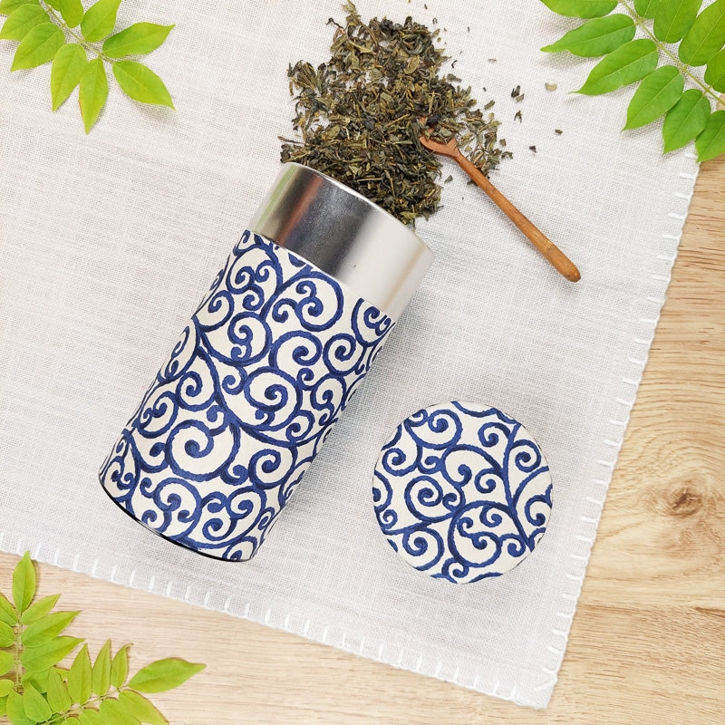 Lata de Té Japonesa Karakusa