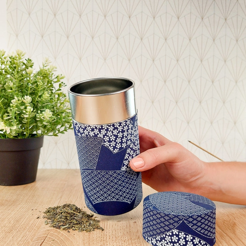 Lata de Té Japonesa Patchwork
