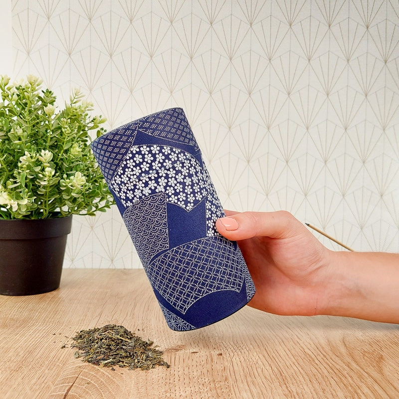 Lata de Té Japonesa Patchwork