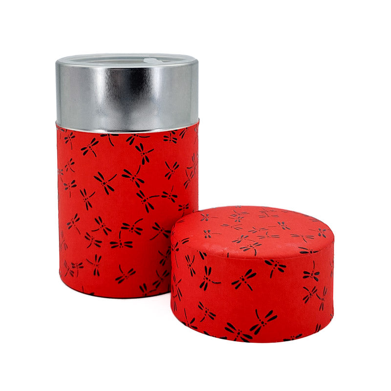 Lata para Té a Granel Roja Libélula