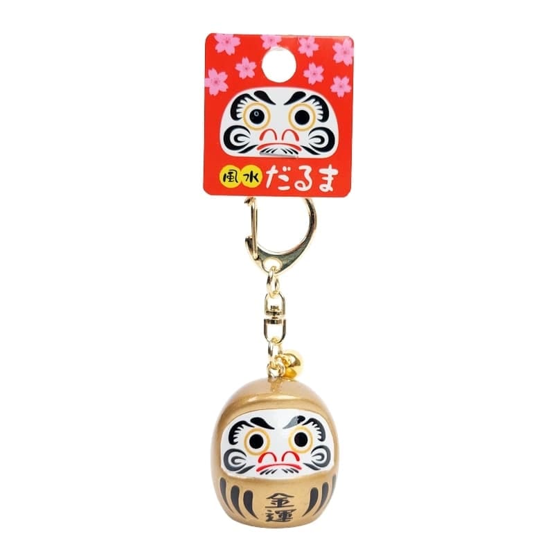 Llavero Grande Daruma - Color a elegir Dorado