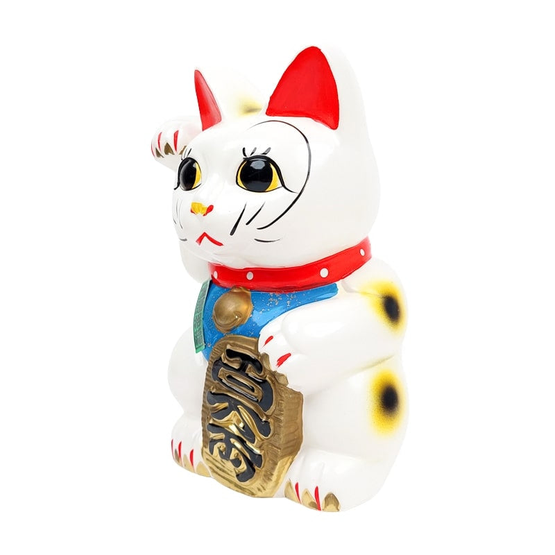 Maneki Neko Seto Blanco - 21 cm