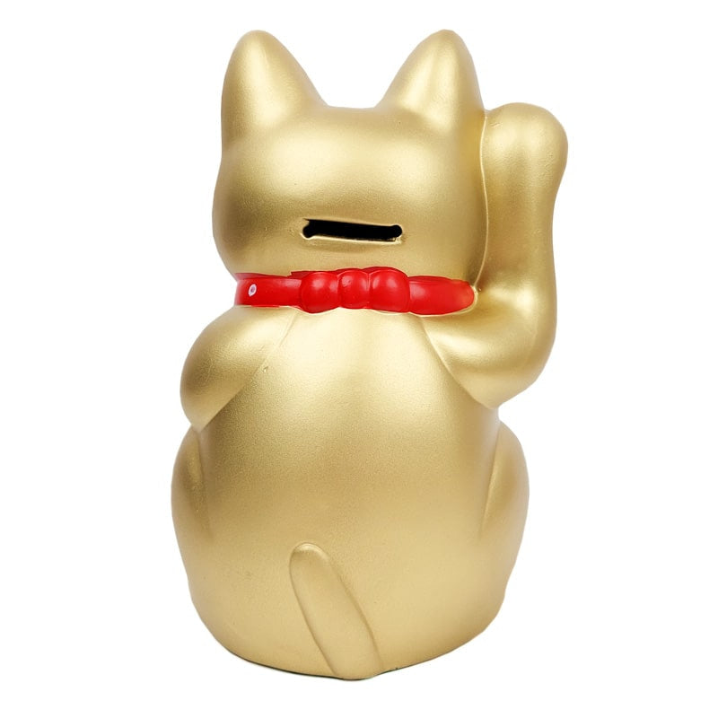 Maneki Neko Seto Dorado - 24 cm