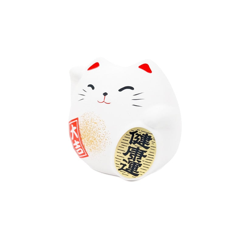 Maneki Neko Redondo Blanco