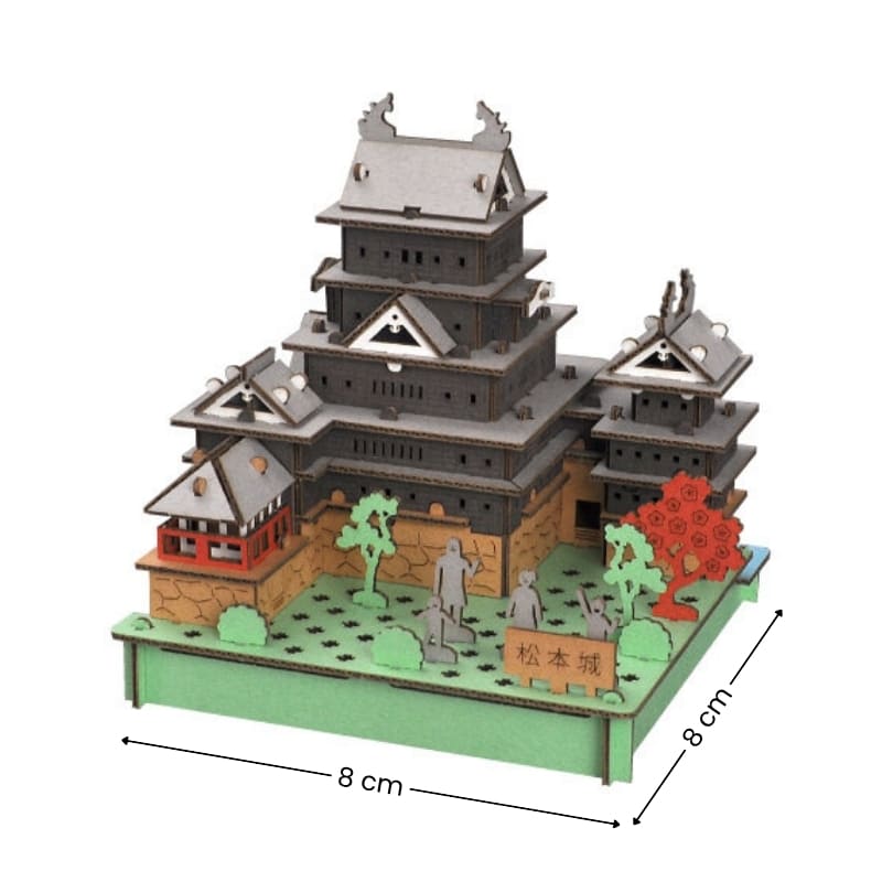 Maqueta japonesa en miniatura - Castillo de Matsumoto