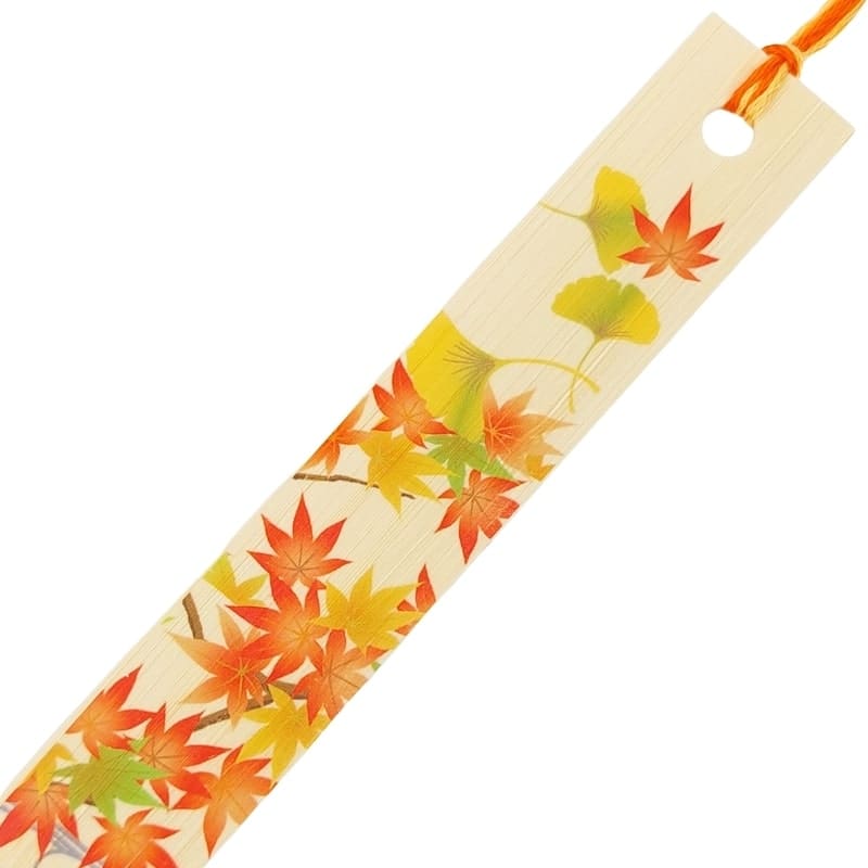 Marcapáginas Japonés Hojas Otoño