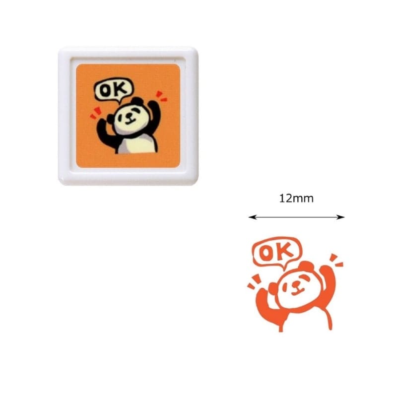Mini Sello Panda Japonés OK