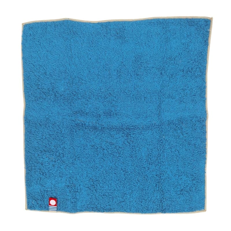 Mini Toalla Japonesa Reversible Azul