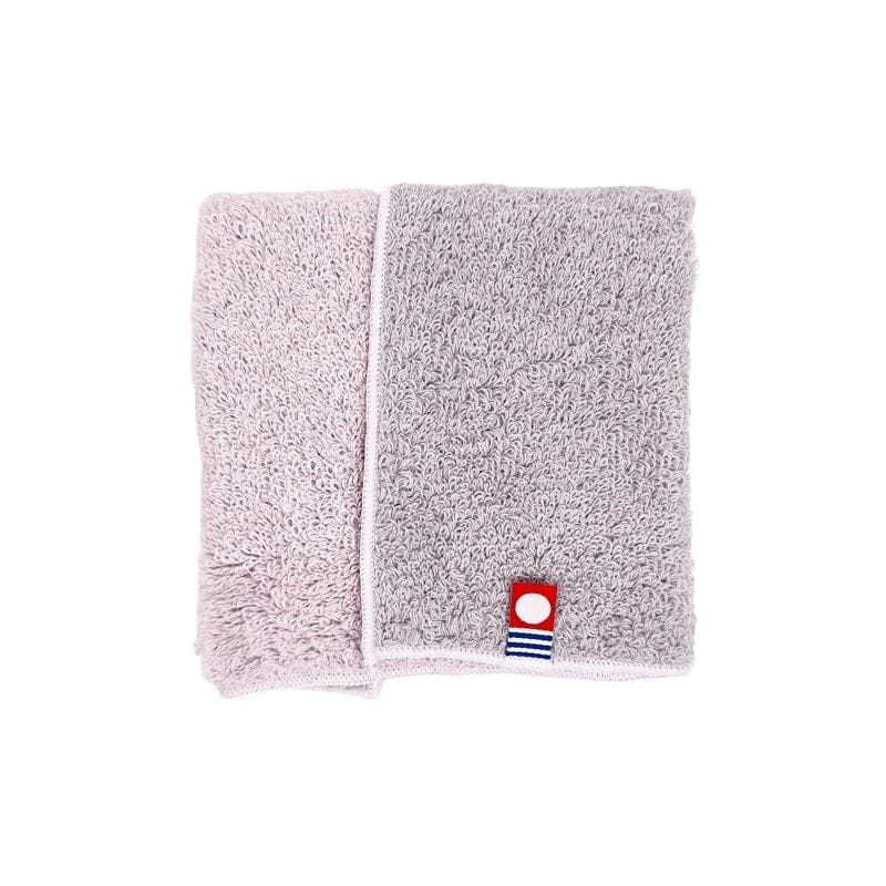 Mini Toalla Japonesa Reversible Gris