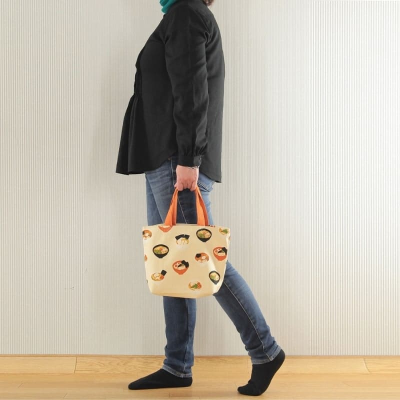 Mini Tote Bag Ramen de Algodón