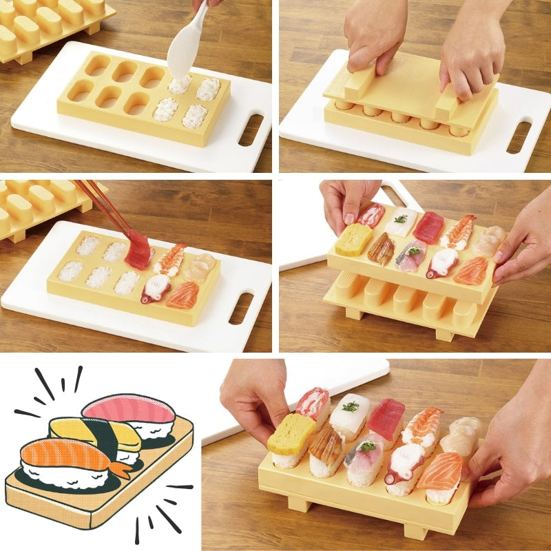 Molde de sushi - ¡Listo para servir!
