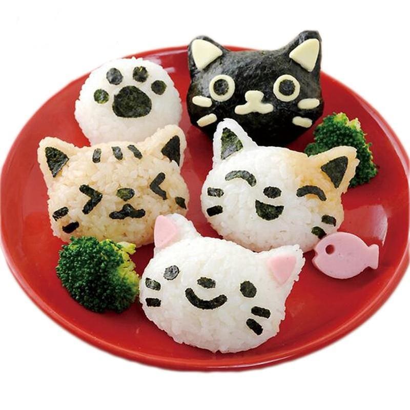 Molde Japonés Onigiri Gato