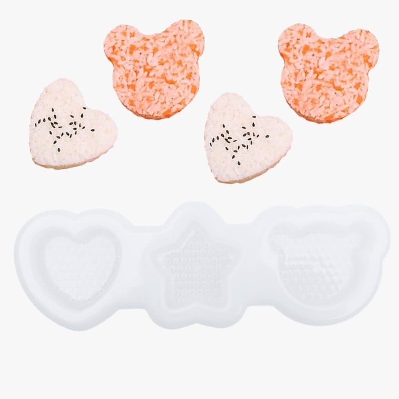 Molde Kawaii Onigiri Japonés