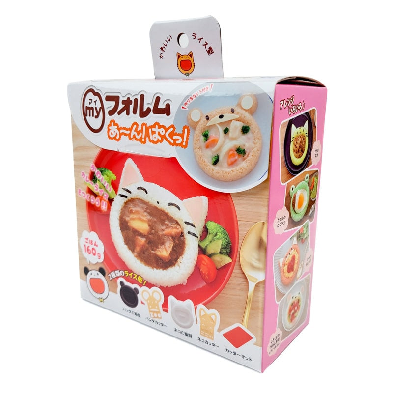 Molde de arroz de animal kawaii