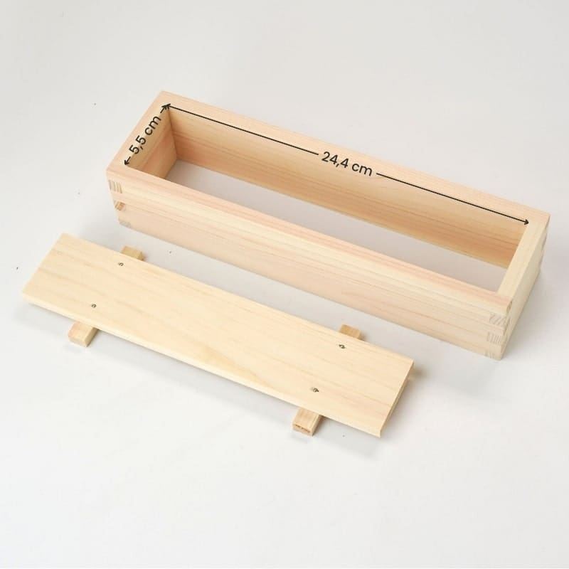Molde para Sushi de Hinoki y Tapete de Bambú