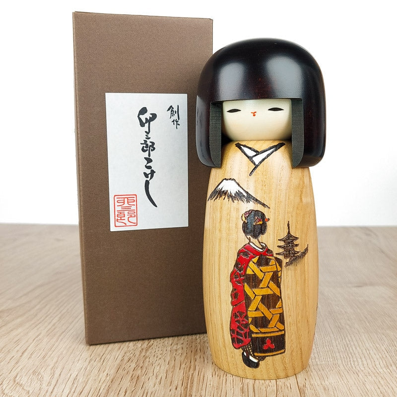 Muñeca Kokeshi Geisha