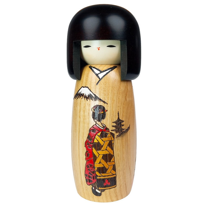 Muñeca Kokeshi Geisha