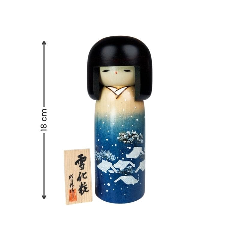 Muñeca Kokeshi Invierno