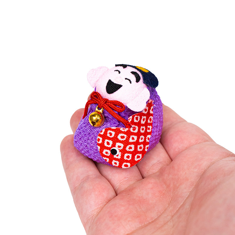 Muñeca Otedama Japonesa Chirimen Ebisu