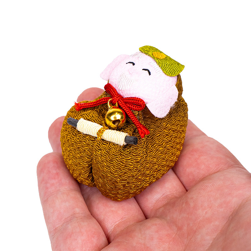 Muñeca Otedama Japonesa Crepé Jurojin