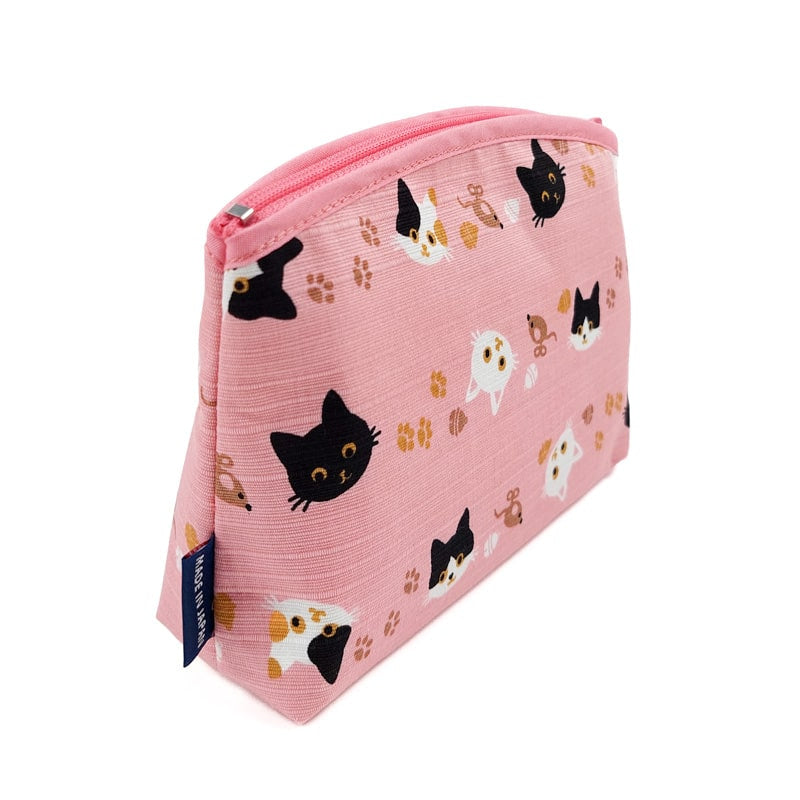Neceser Japonés Rosa Gatos
