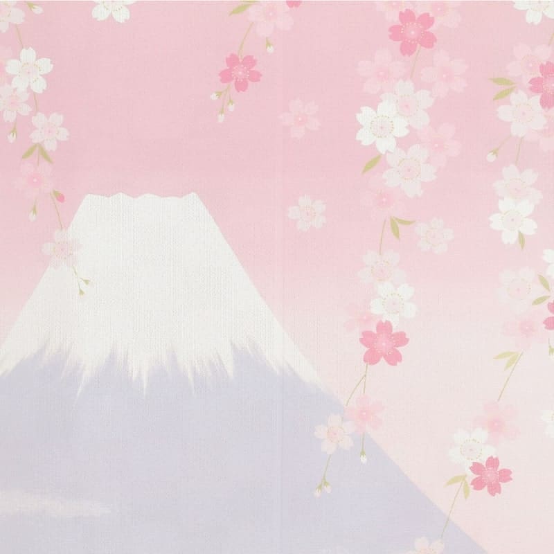 Noren Japonés Fuji Sakura - 85 x 150 cm