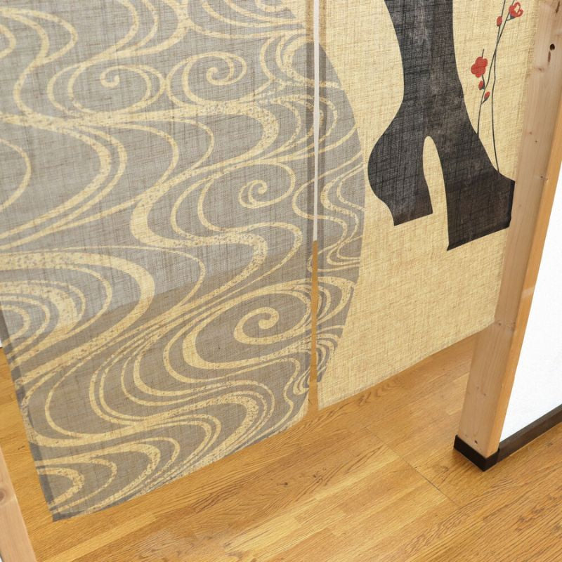 Noren japonés Kawakaze - 85 x 150 cm