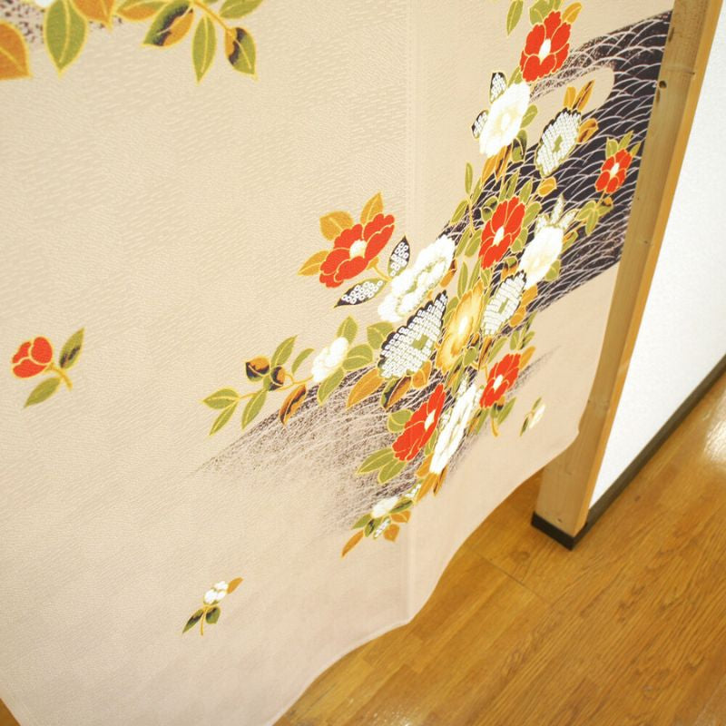 Tsubaki Japanese Noren - 85 x 150 cm