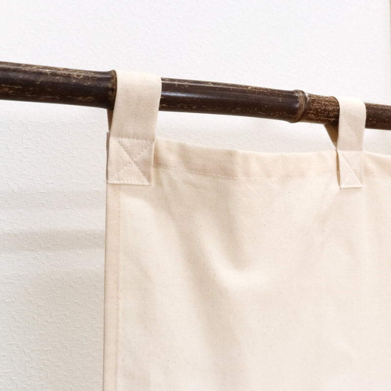 Noren Japonés Beige Corto 175 x 50 cm
