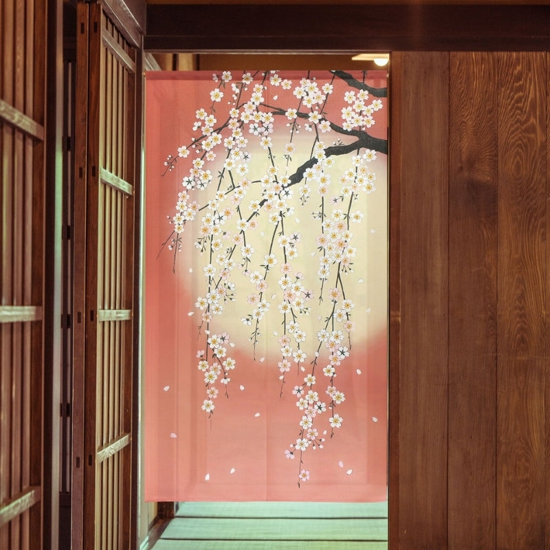 Noren Japonés Cerezo 85 x 150 cm